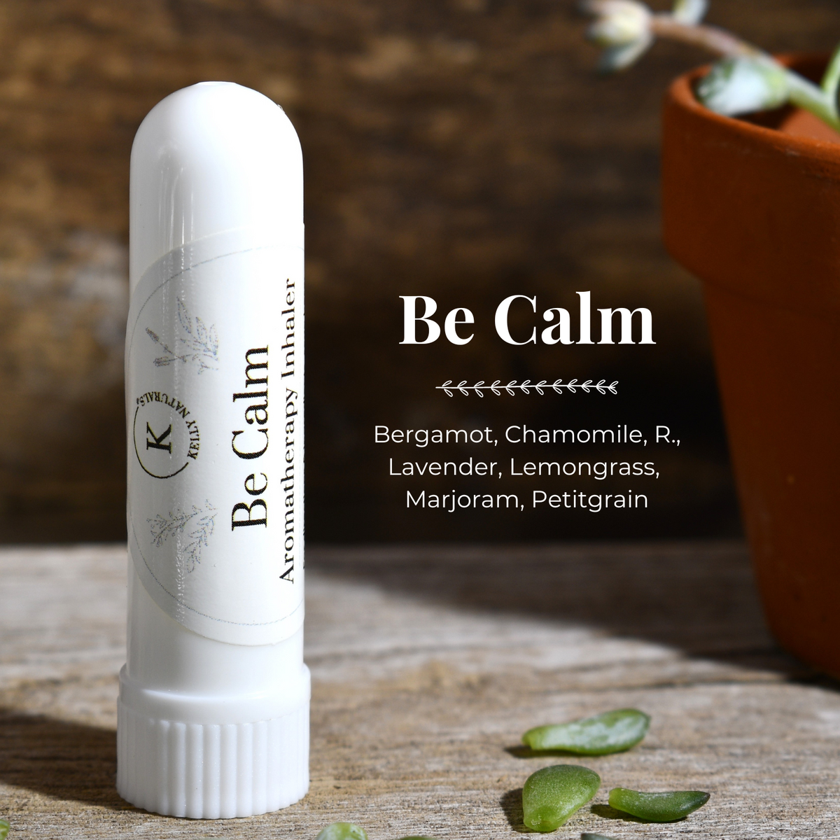 BE CALM Aromatherapy Nasal Inhaler - Essential Oil Inhaler