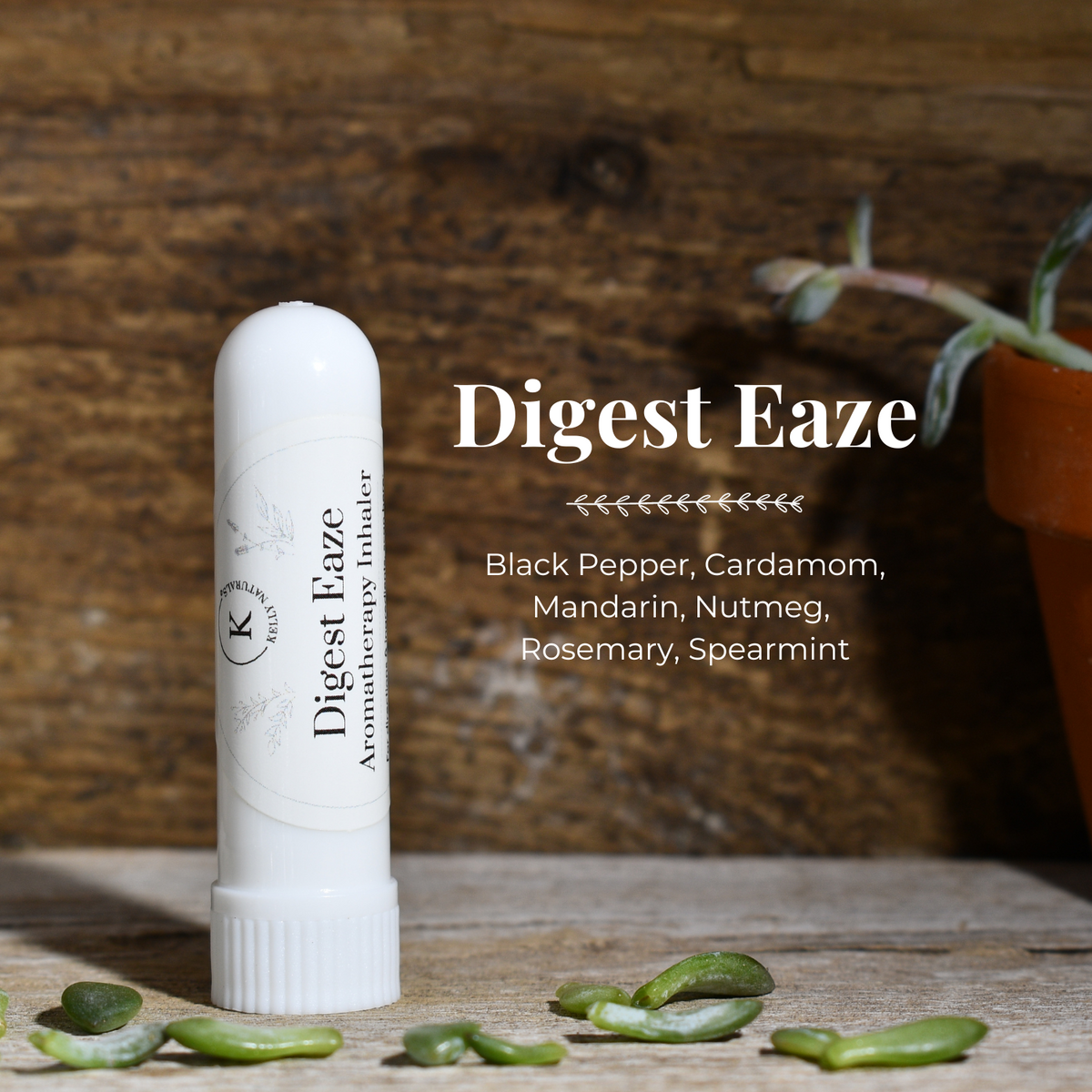 DIGEST EAZE Aromatherapy Inhaler - Essential Oil Inhaler