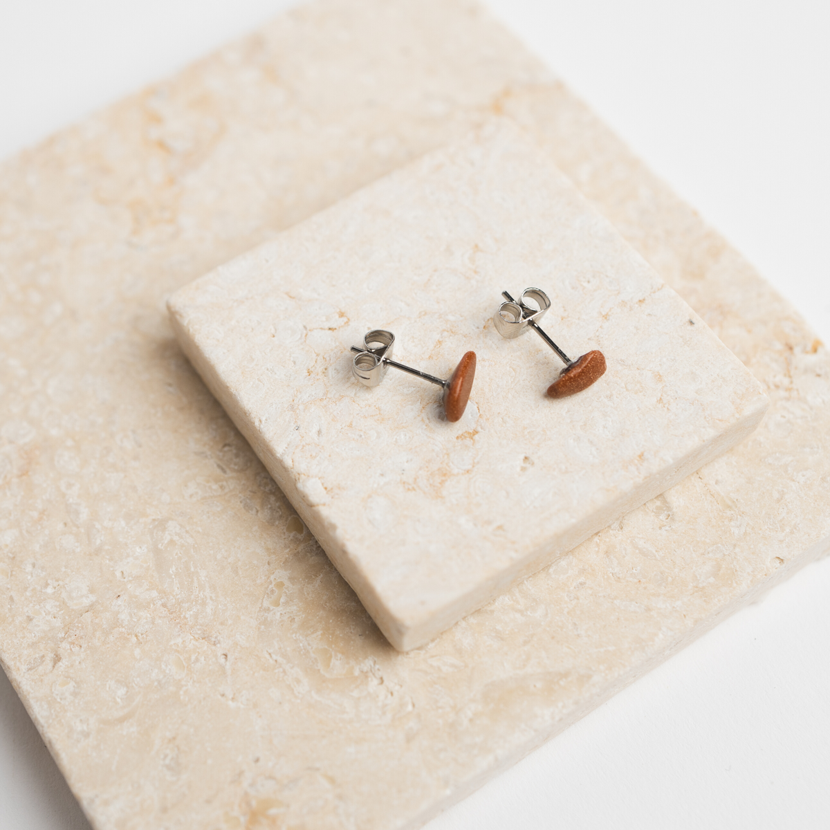 Small gemstone online stud earrings