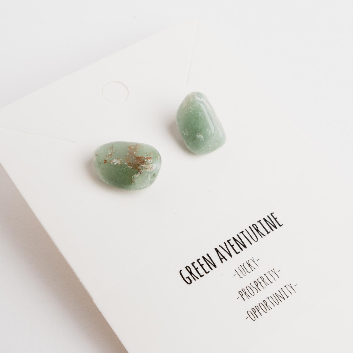 GREEN AVENTURINE Bold Gemstone Posts