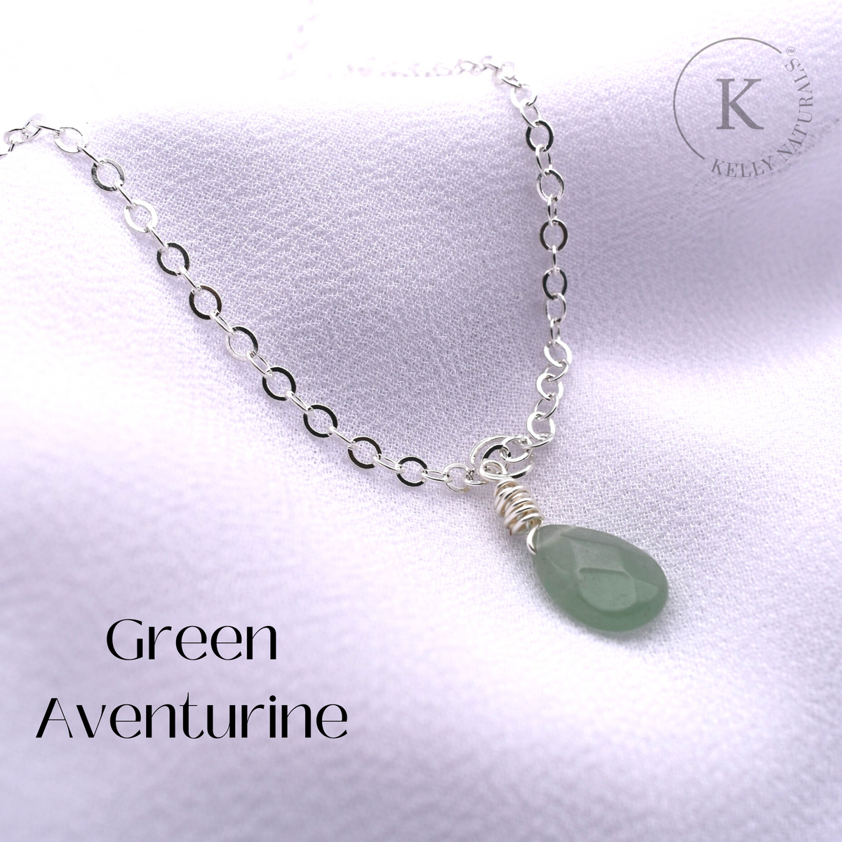 Faceted Gemstone Cable Chain Necklace