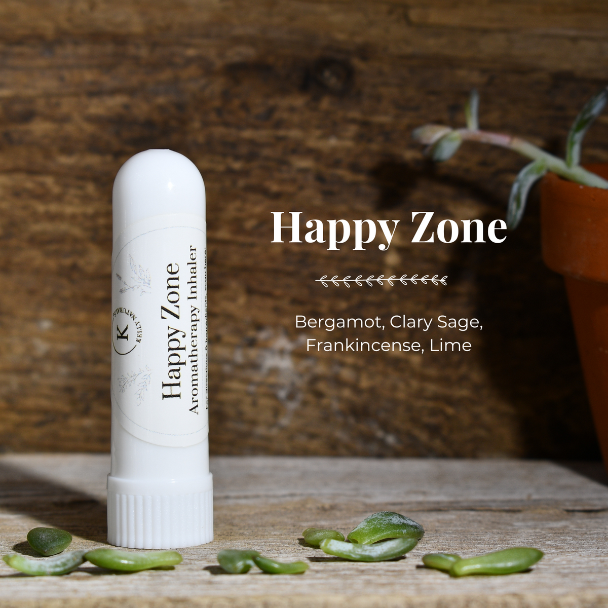 HAPPY ZONE Aromatherapy Inhaler - Essential Oil Inhaler