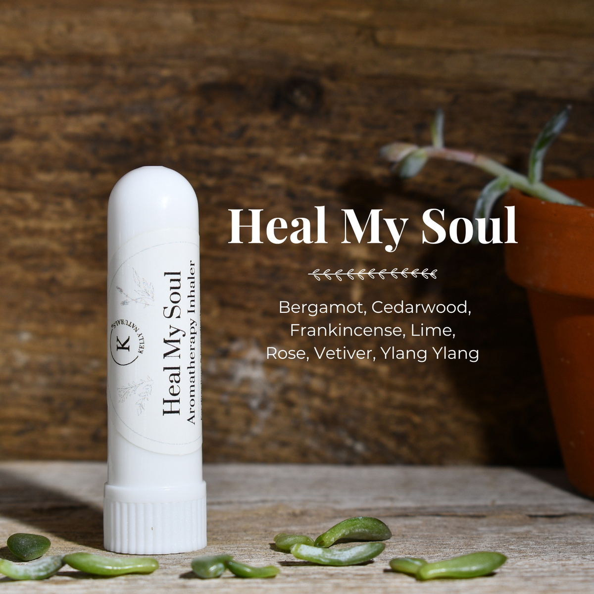 HEAL MY SOUL Aromatherapy Inhaler - Essential Oil Inhaler