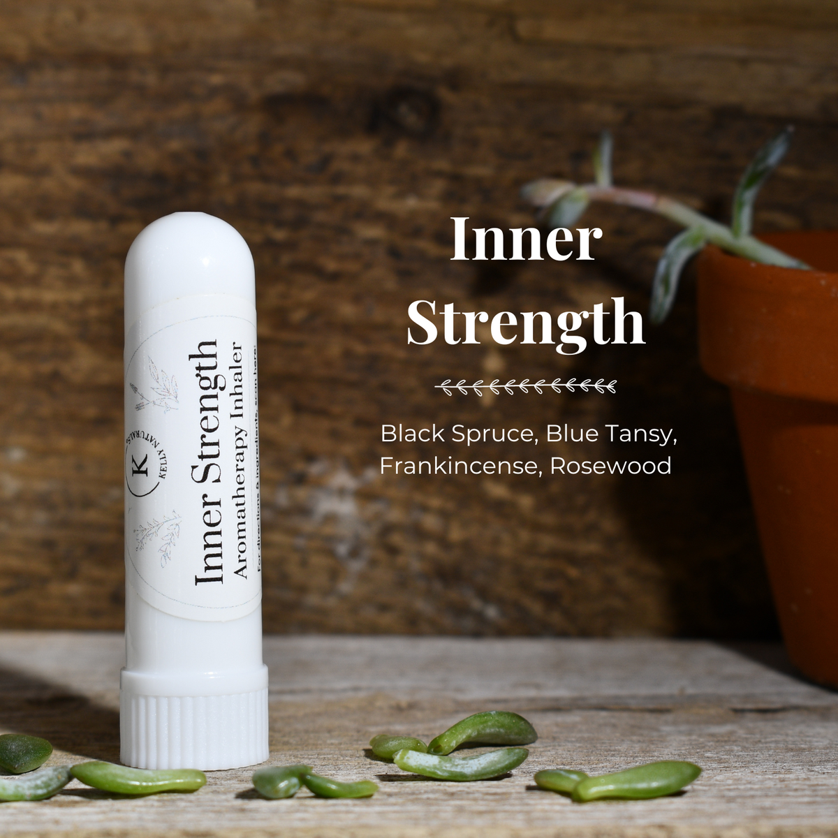 INNER STRENGTH Aromatherapy Inhaler - Essential Oil Inhaler