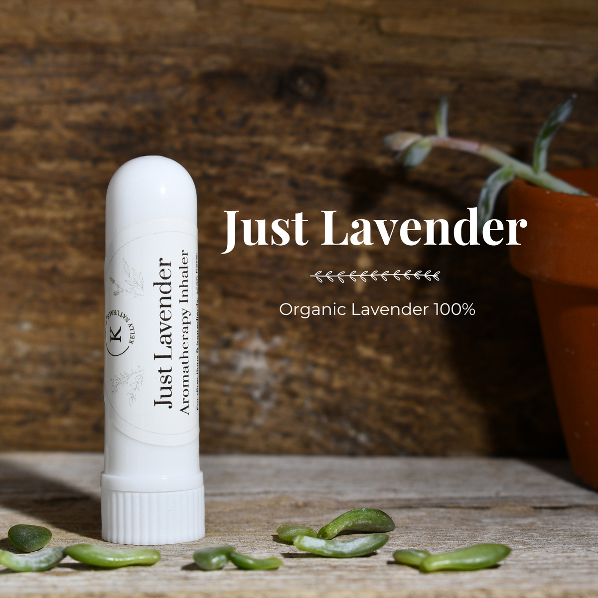 JUST LAVENDER Aromatherapy Inhaler - Essential Oil Inhaler