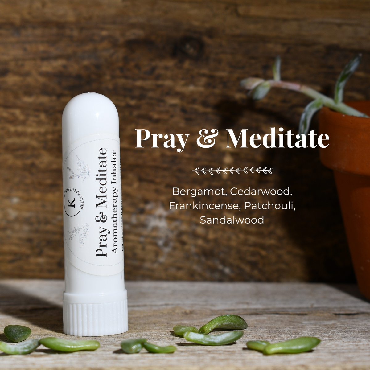 PRAY &amp; MEDITATE Aromatherapy Inhaler - Essential Oil Inhaler