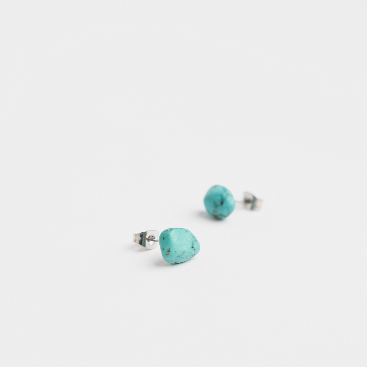 TURQUOISE Bold Gemstone Posts