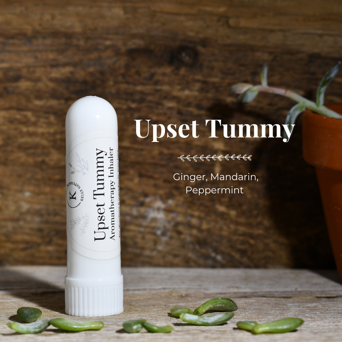 UPSET TUMMY Aromatherapy Inhaler - Essential Oil Inhaler