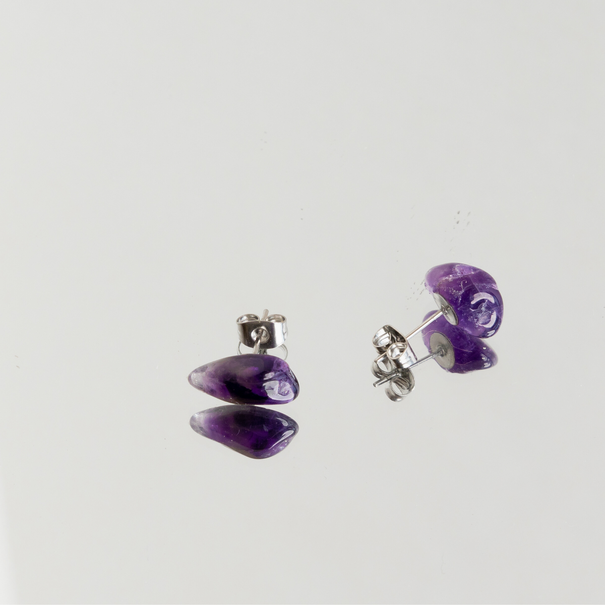 AMETHYST Bold Gemstone Posts